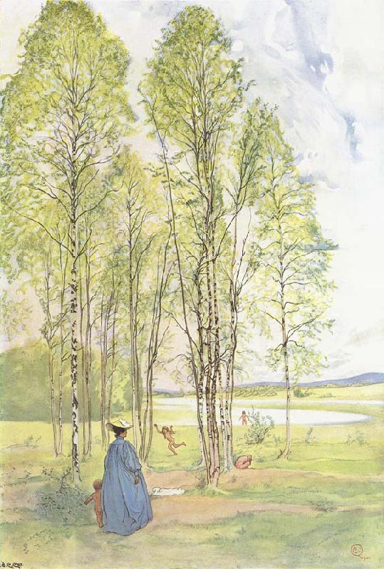 Carl Larsson Idyll oil painting picture